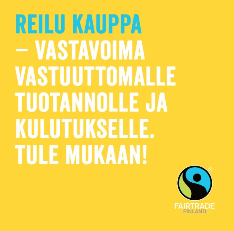 Esite Reilun kaupan korkeakouluille