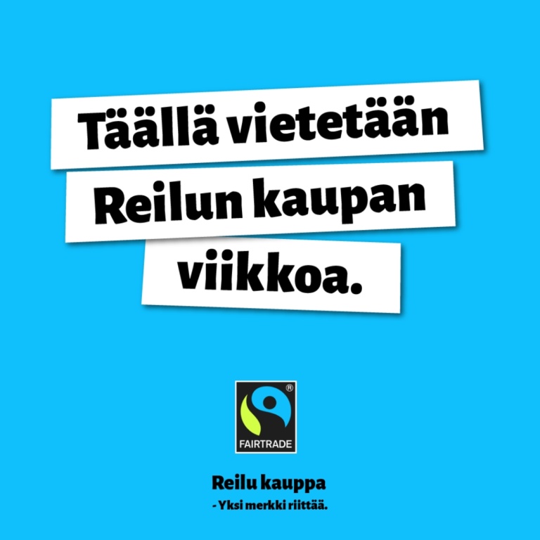 Lue lisää Reilun kaupan viikosta