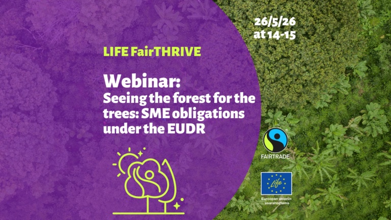 Webinar: Seeing the forest for the trees: SME obligations under the EUDR